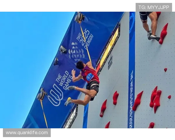 攀岩项目龙金宝备战细节